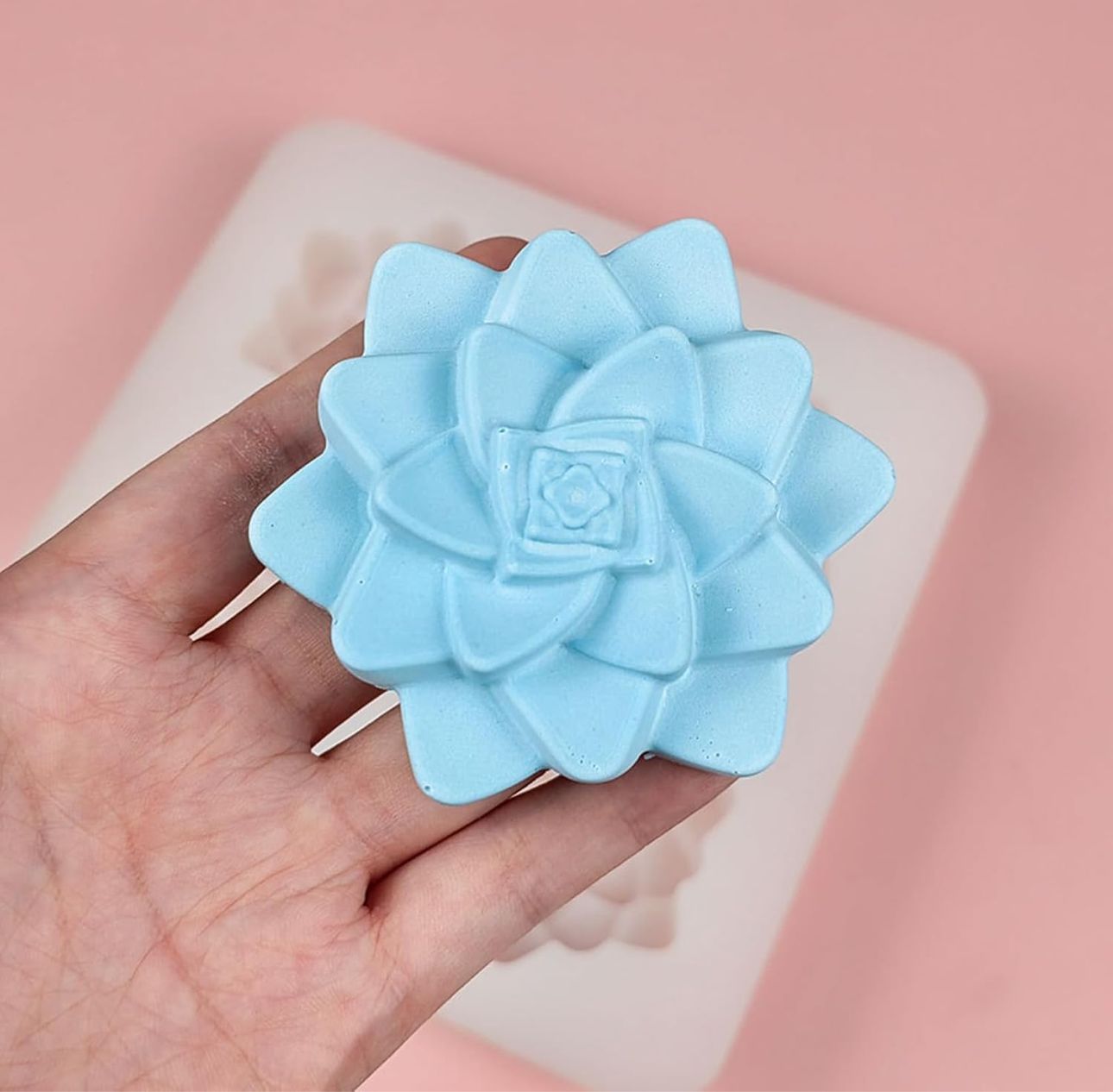 Molde para jabones en forma de flores