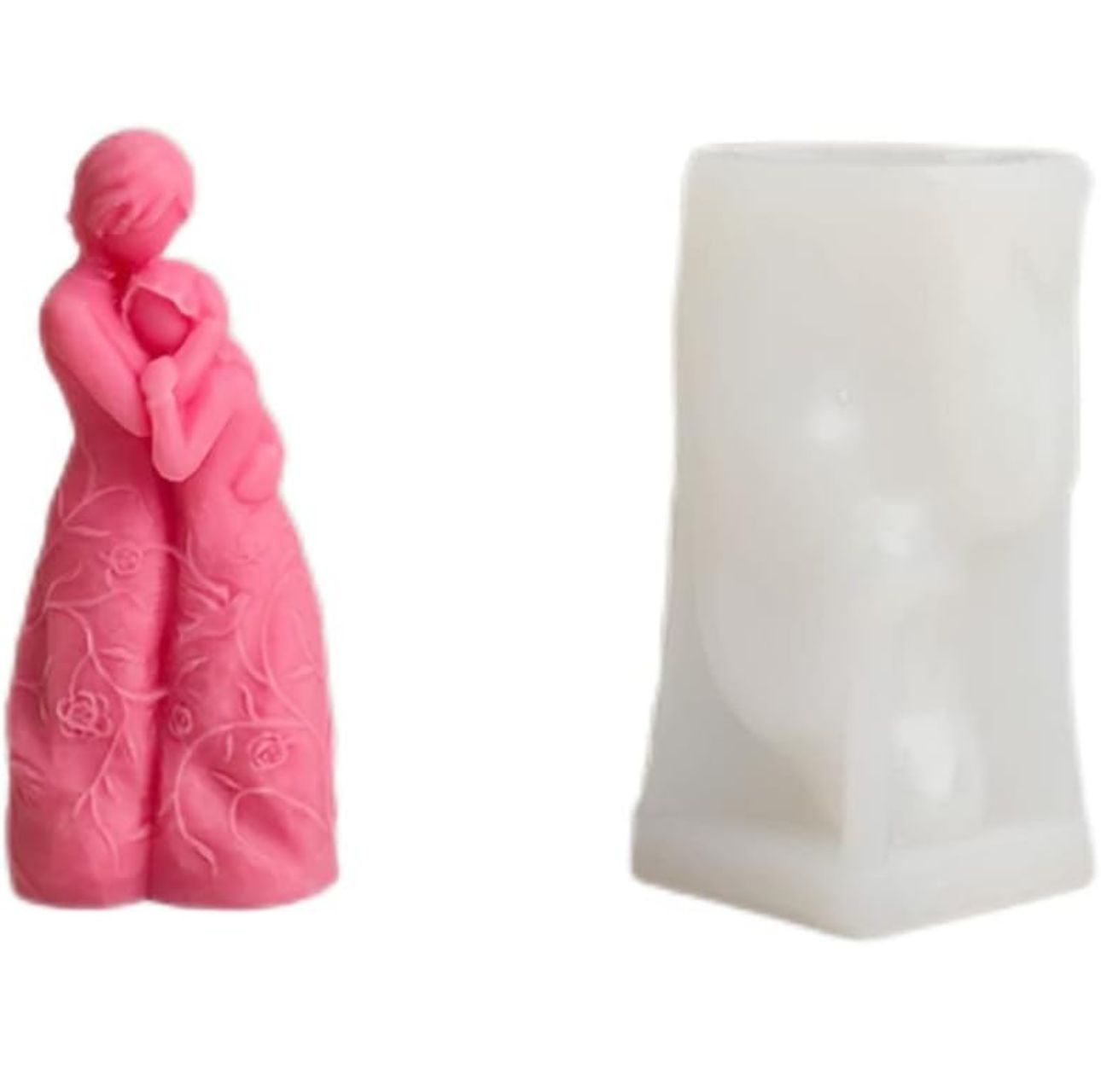 Molde de pareja para velas