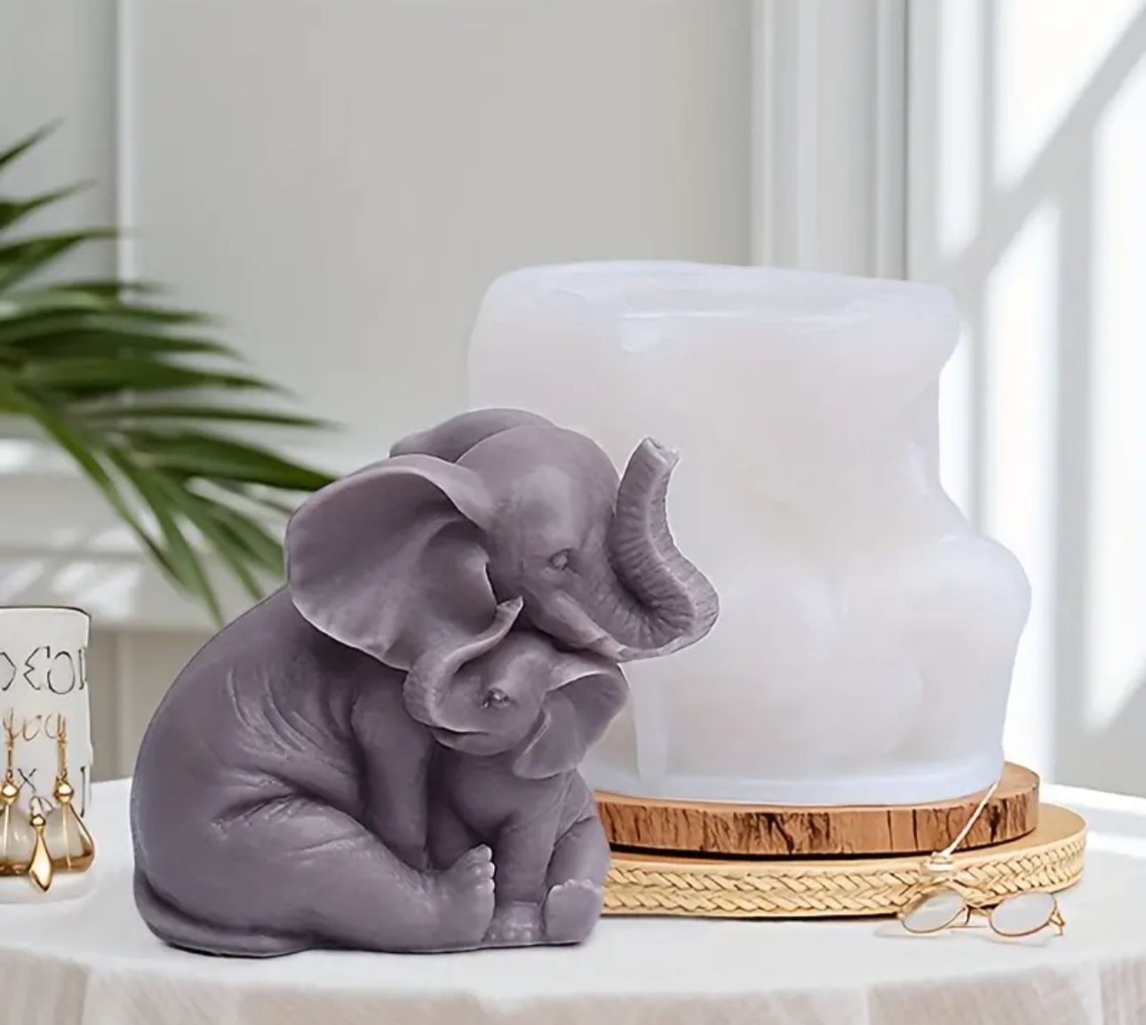 Moldes para Velas o adornos de Elefante