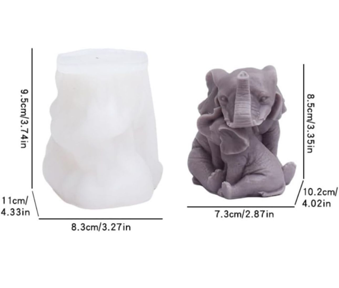 Moldes para Velas o adornos de Elefante, Maceteros y Decoración