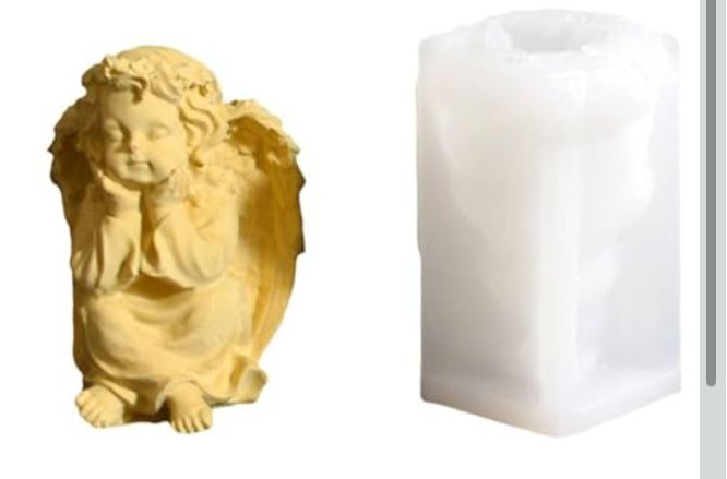 Molde de Angel para Velas y Decoraciones