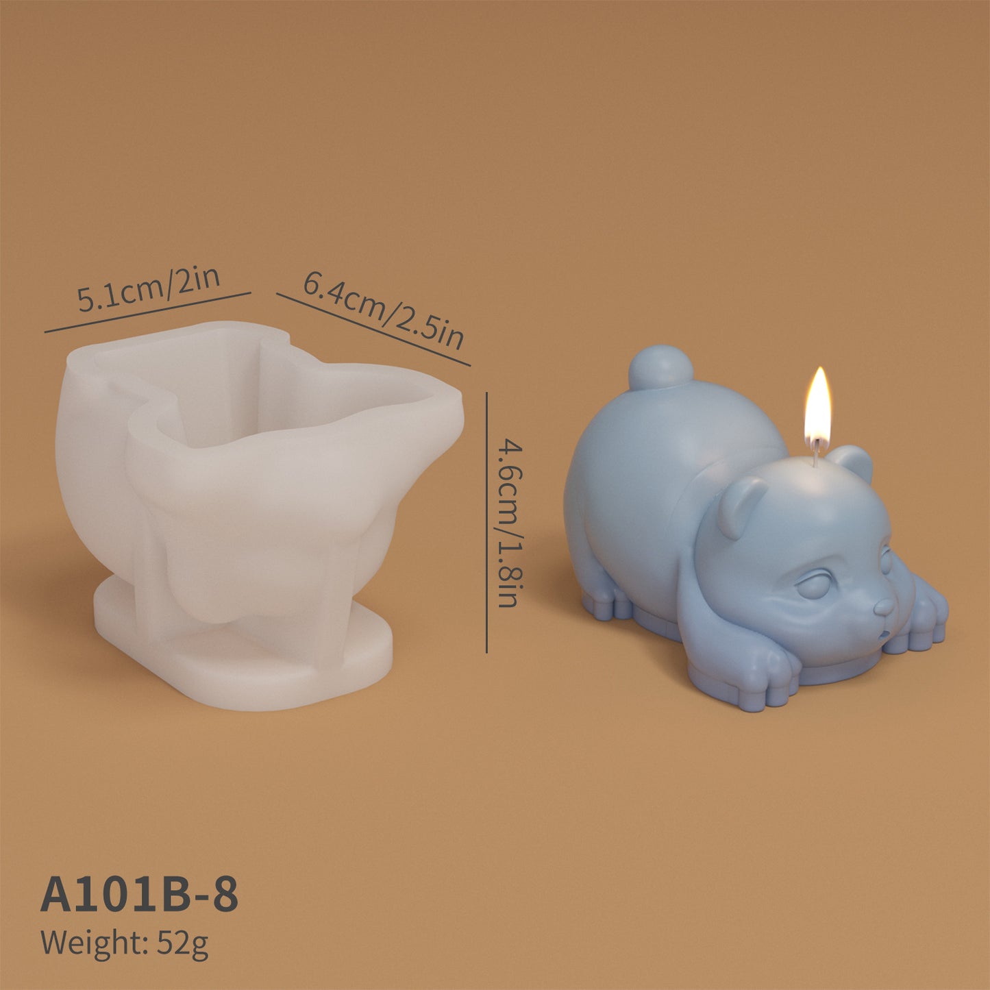 Mini Molde para velones diferentes figuras