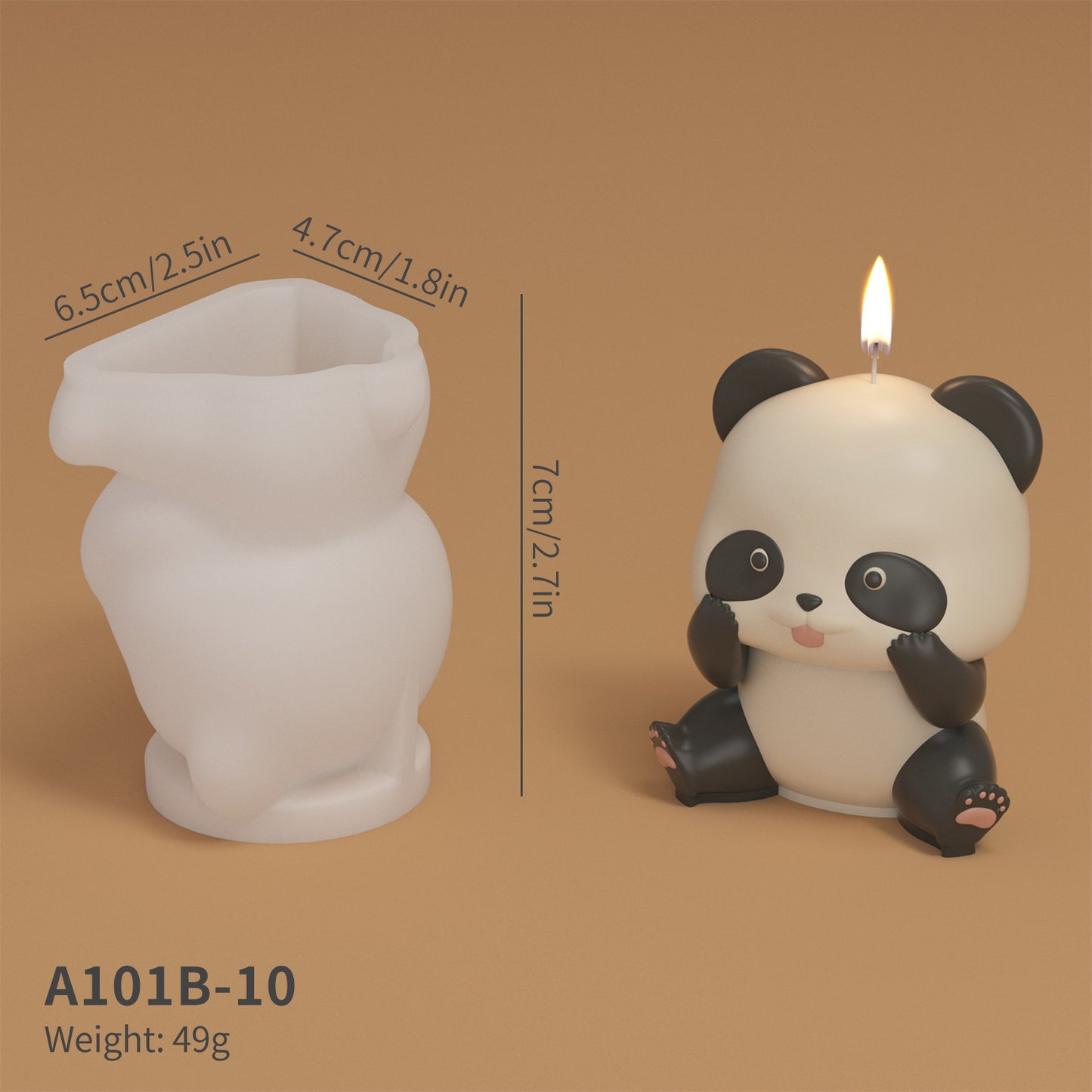 Mini Molde para velones diferentes figuras