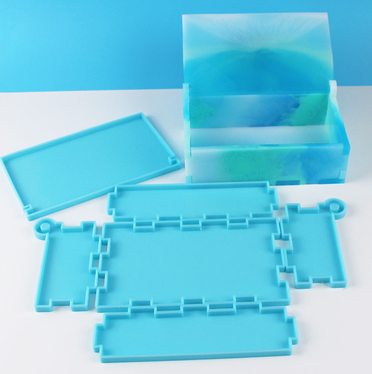 Molde de Caja o Cofre o Caja para Dominos