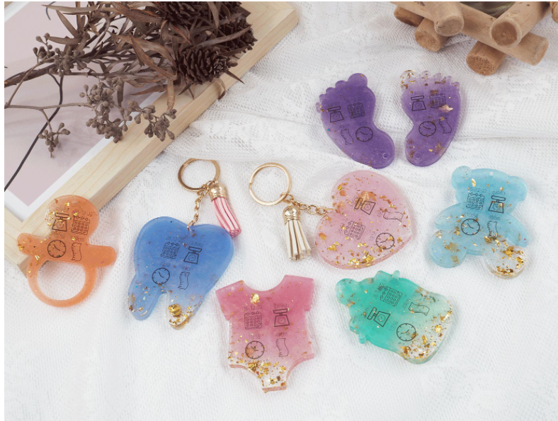 Molde Figuras de Bebe y Muela para Baby Shower