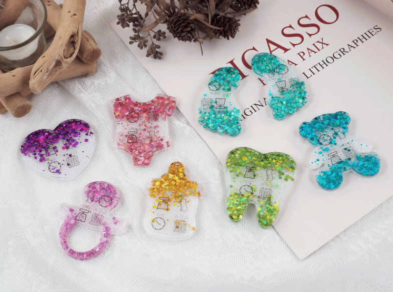 Molde Figuras de Bebe y Muela para Baby Shower