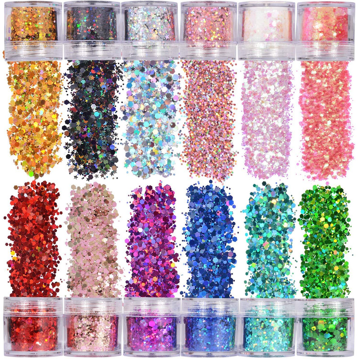 Glitter Holografico Pqte de 2 Colores