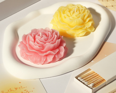 Molde para Velones y Jabones en Forma de Rosas #2