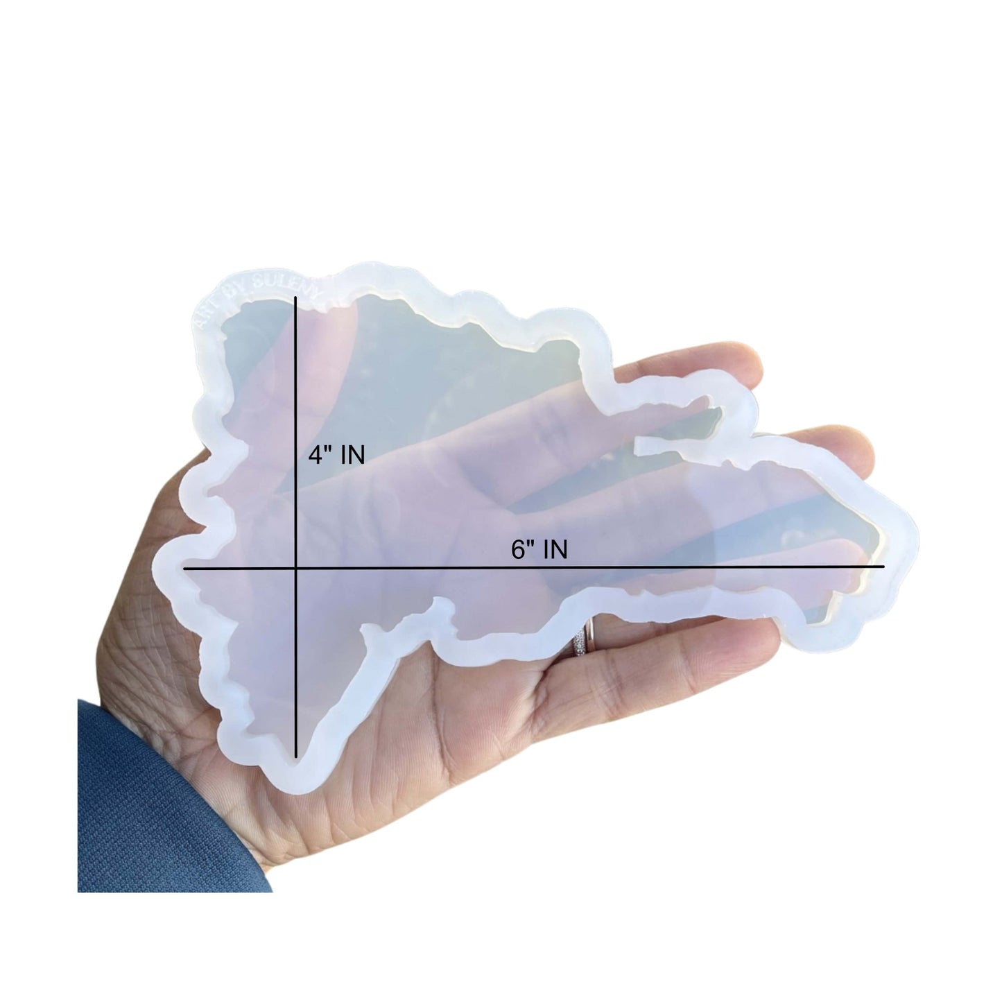 Molde de Mapa República Dominicana Extra Grande para Porta Vasos