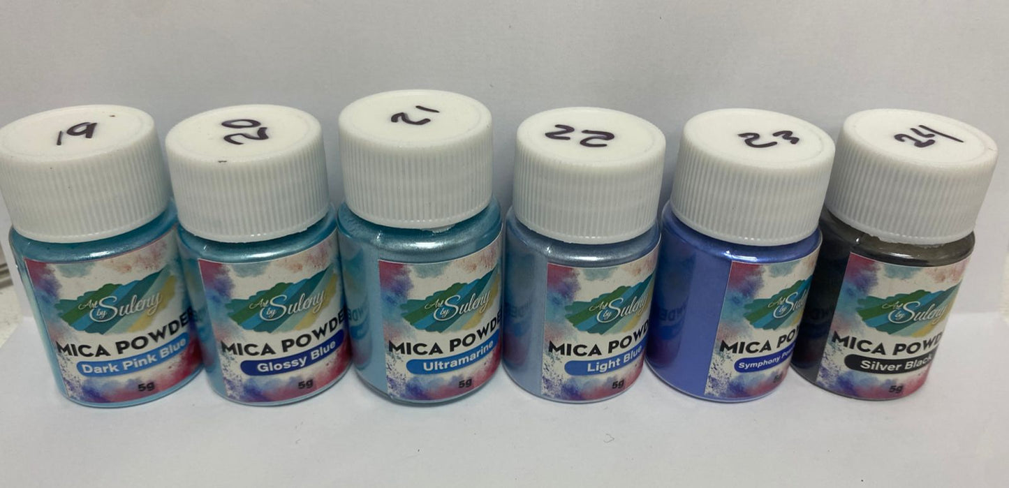 Pigmento en Polvo Mica Powder para Resina, Velones, Jabones Y Cosmeticos