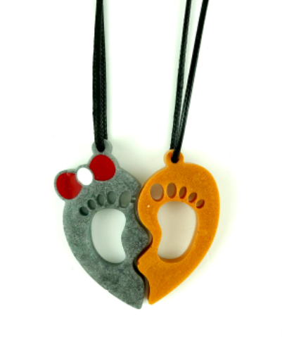 Molde Pies de Bebé Huellas Para Collares, Pendientes, Joyas, Llaveros y mas