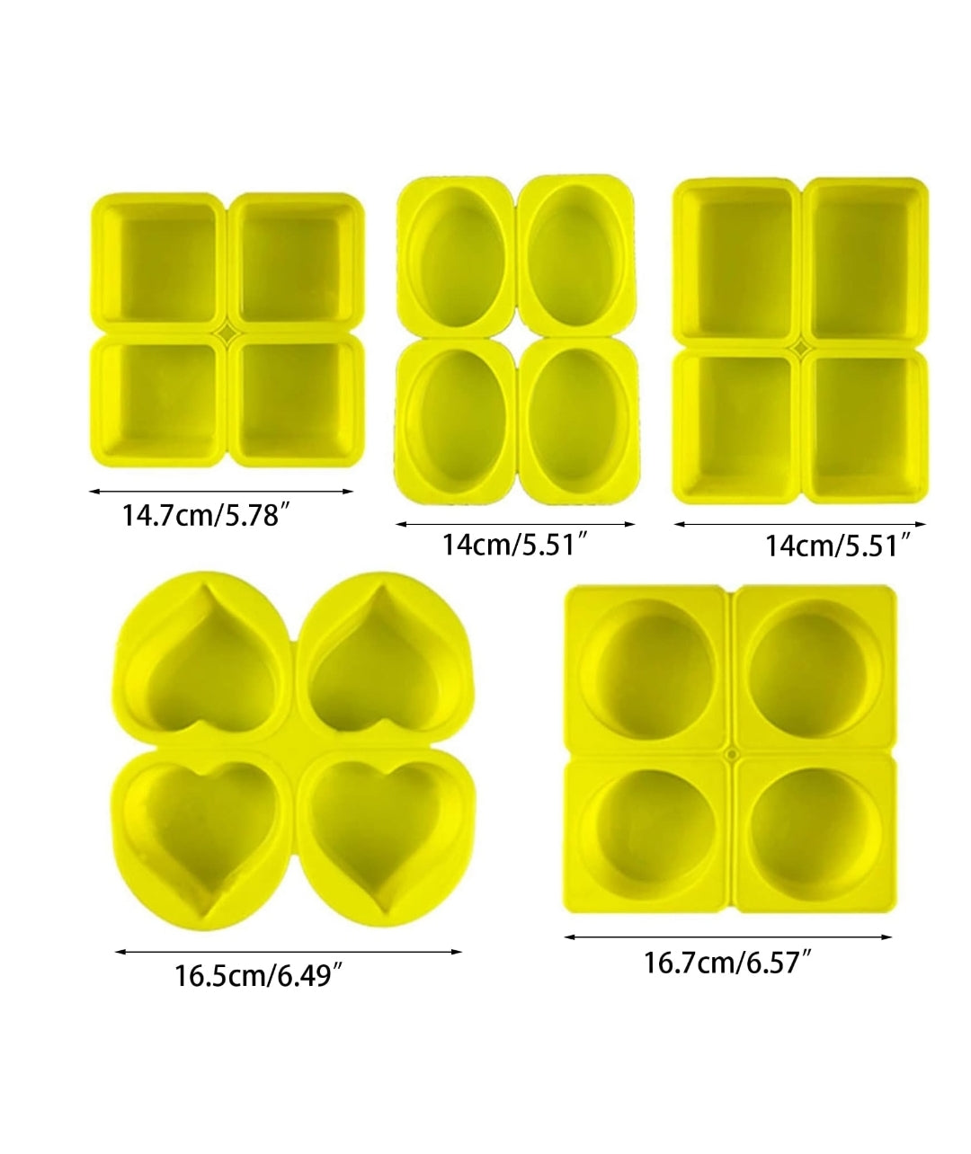 Molde para Jabones de diferentes diseños
