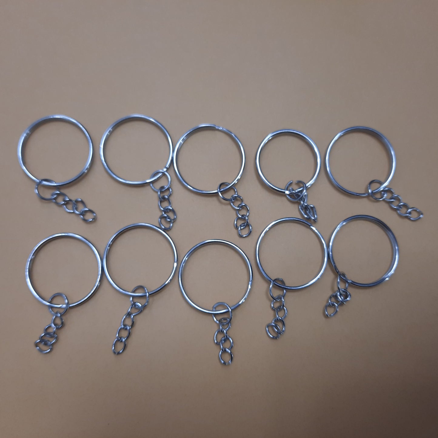 Anillos o Cadenitas para Llaveros 10 unidades