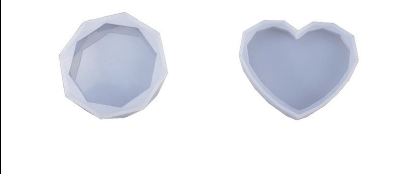 Molde para llaveros Octagonal y Corazon