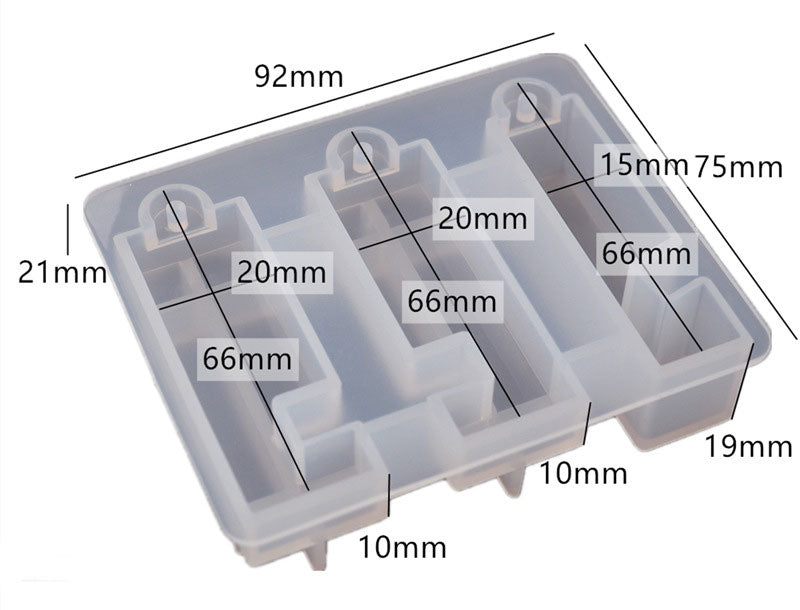 Molde para soporte de teléfono celular o llaveros