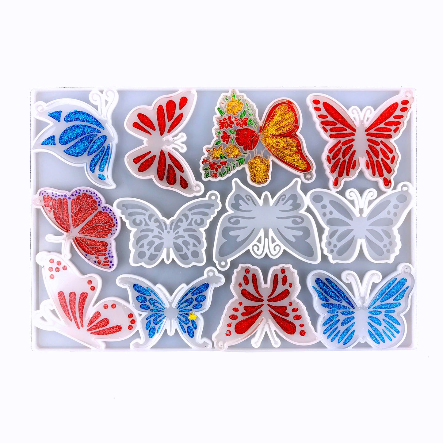 Molde de Mariposas para llaveros