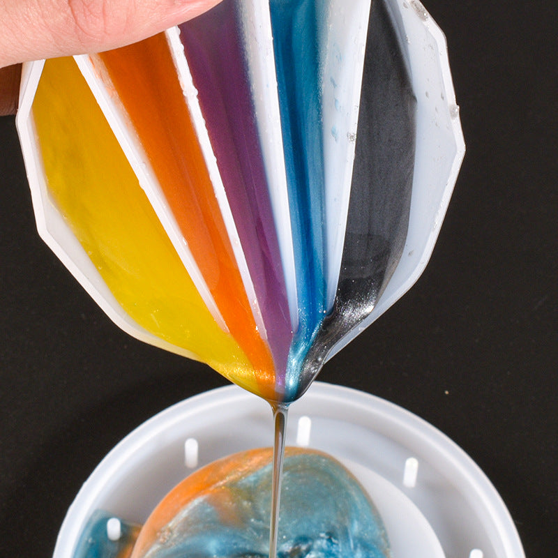 Vasos de silicón con divisiones