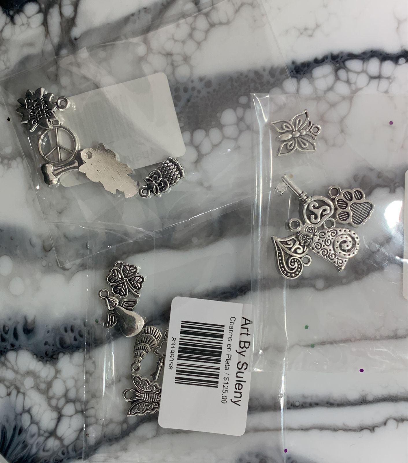 Charms en Plata