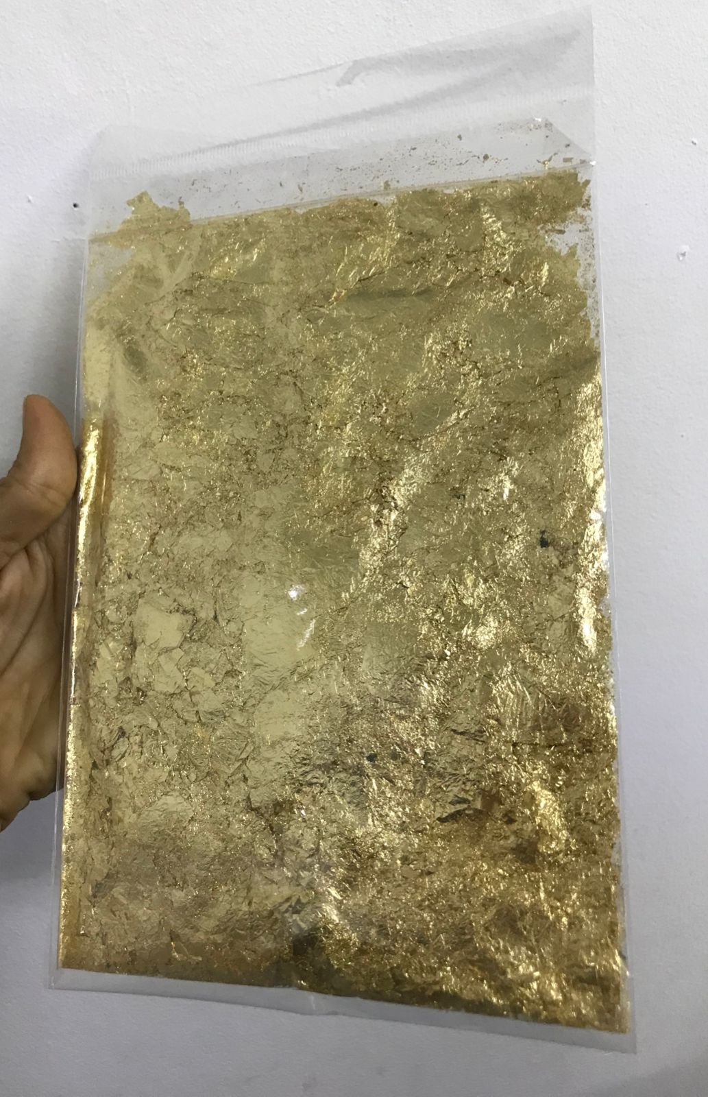 Copos de hojas de imitacion Oro, Plata o Rose Gold Laminas