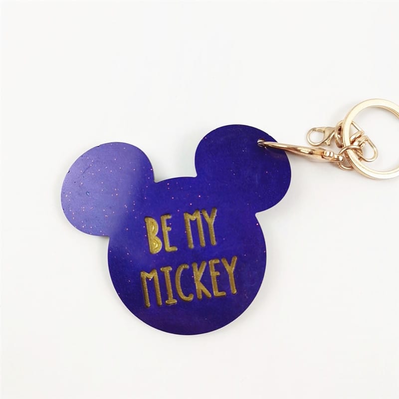 Molde de Mickey Mouse para Llaveros en Resina