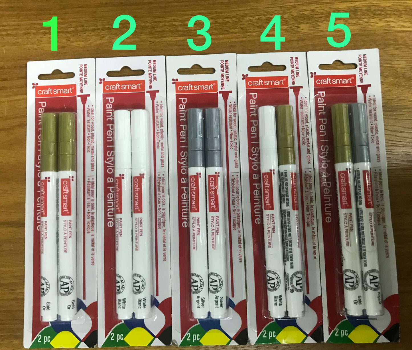 Rotuladores Metalico para pintar los bordes de la resina