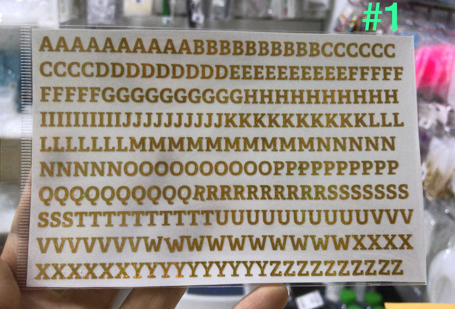 Abecedario en Vinil para personalizar