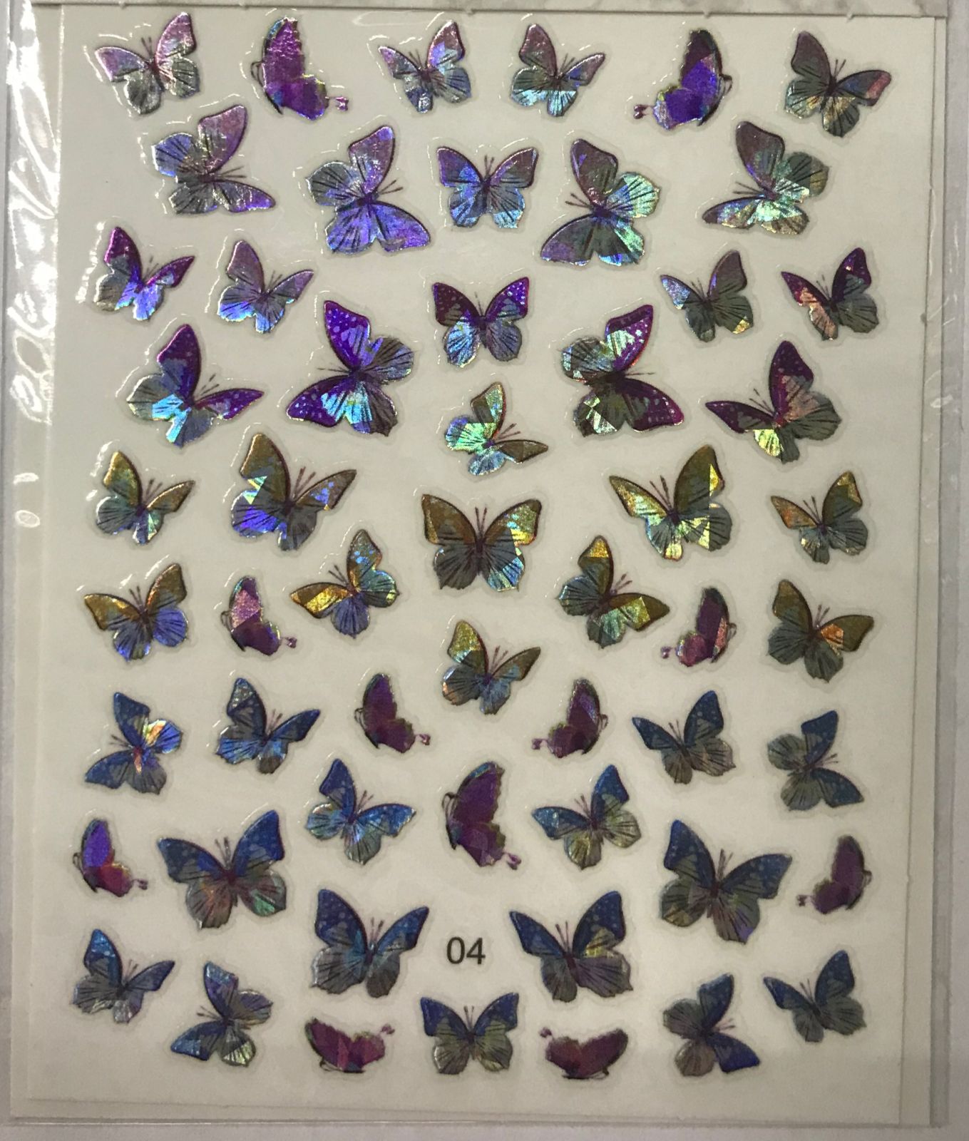 Stickers adhesivos de mariposas pequeñas