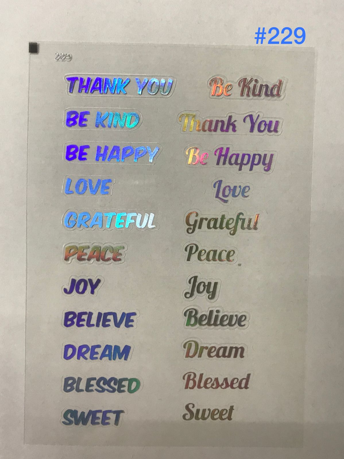 Stickers Adhesivos para Resinas