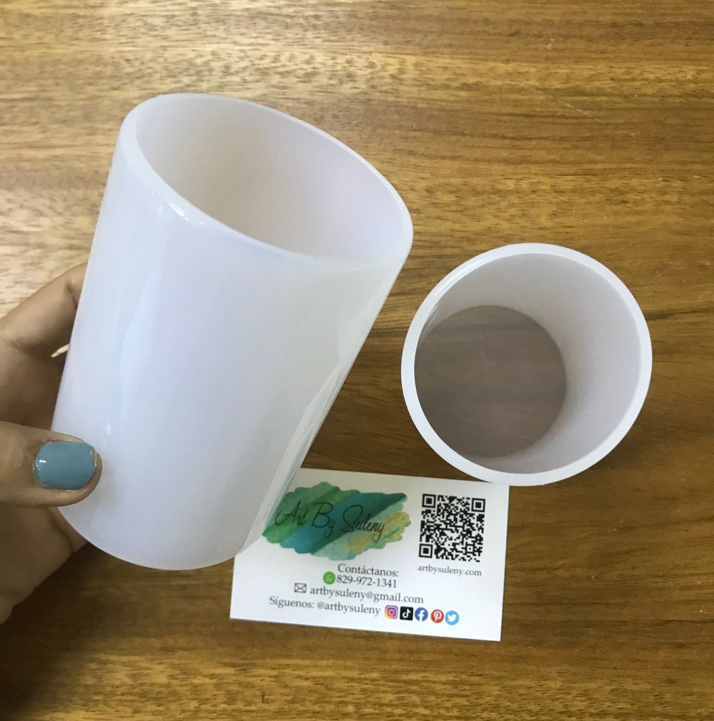 Set de 2 Molde para Velones cilíndricos