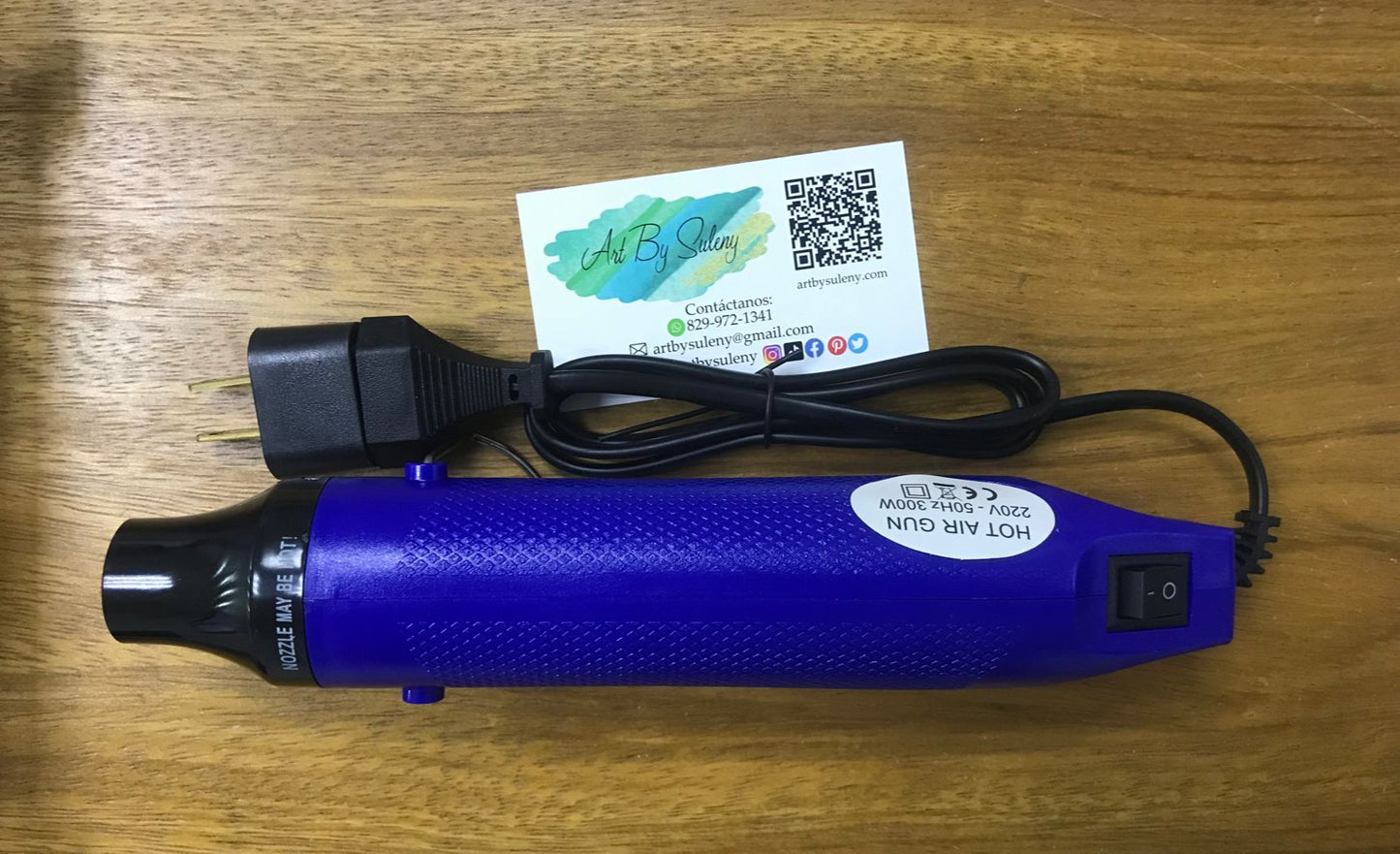 Pistola Eléctrica de Calor para eliminar burbujas de la Resina