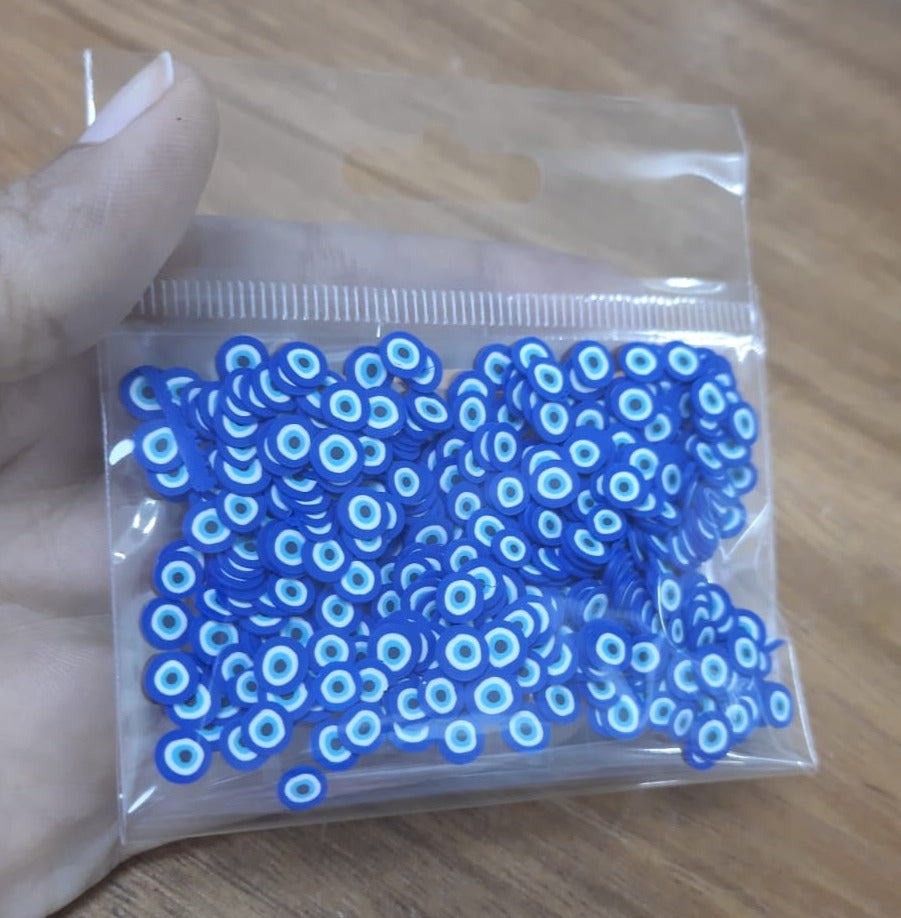 Fimos y/o figuritas en forma Ojo Turco, mal de ojos o Ojo de Fátima (Evyl Eye)
