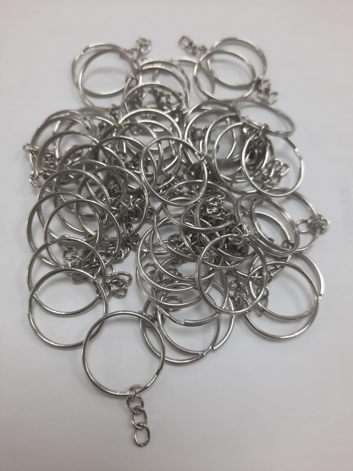 Cadenitas para llaveros 50 unidades