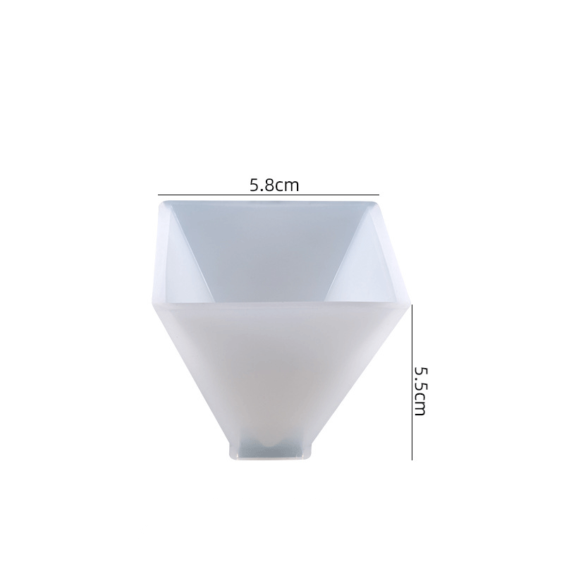 Molde en forma de Pirámide, Cubo, Cono, Triangulo
