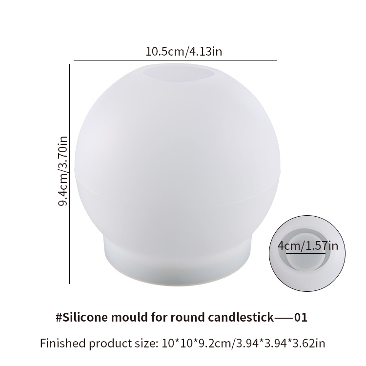 Molde redondo para Velones candle o vela pequeña