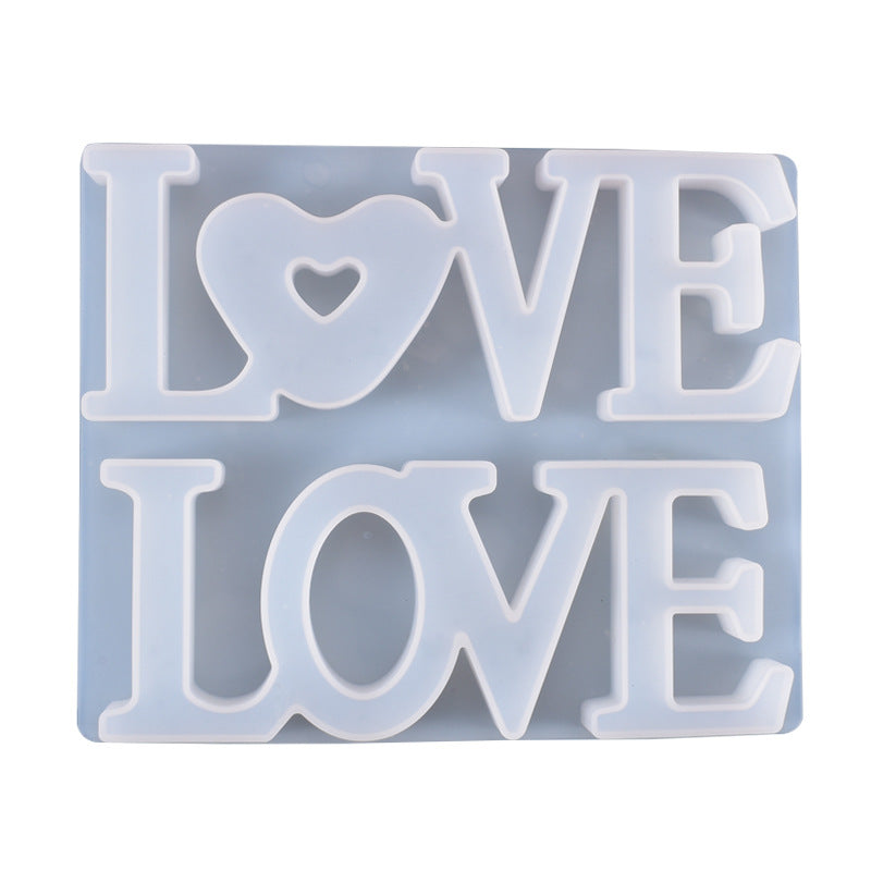 Molde doble Love / L♥ve