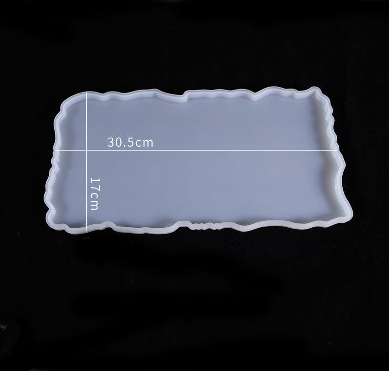 Molde Bandejas Rectangular con Bordes Irregulares