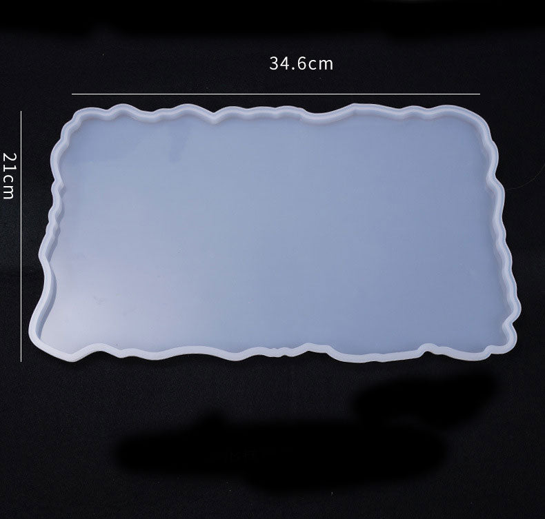 Molde Bandejas Rectangular con Bordes Irregulares