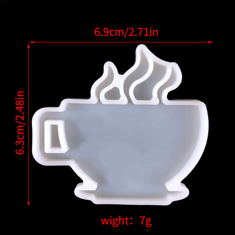 Molde Taza de café para llavero