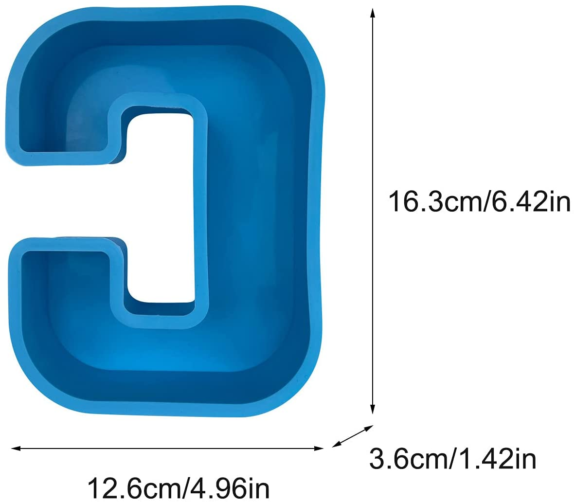 Molde de letra individuales grandes 6.5 pulgadas de alto