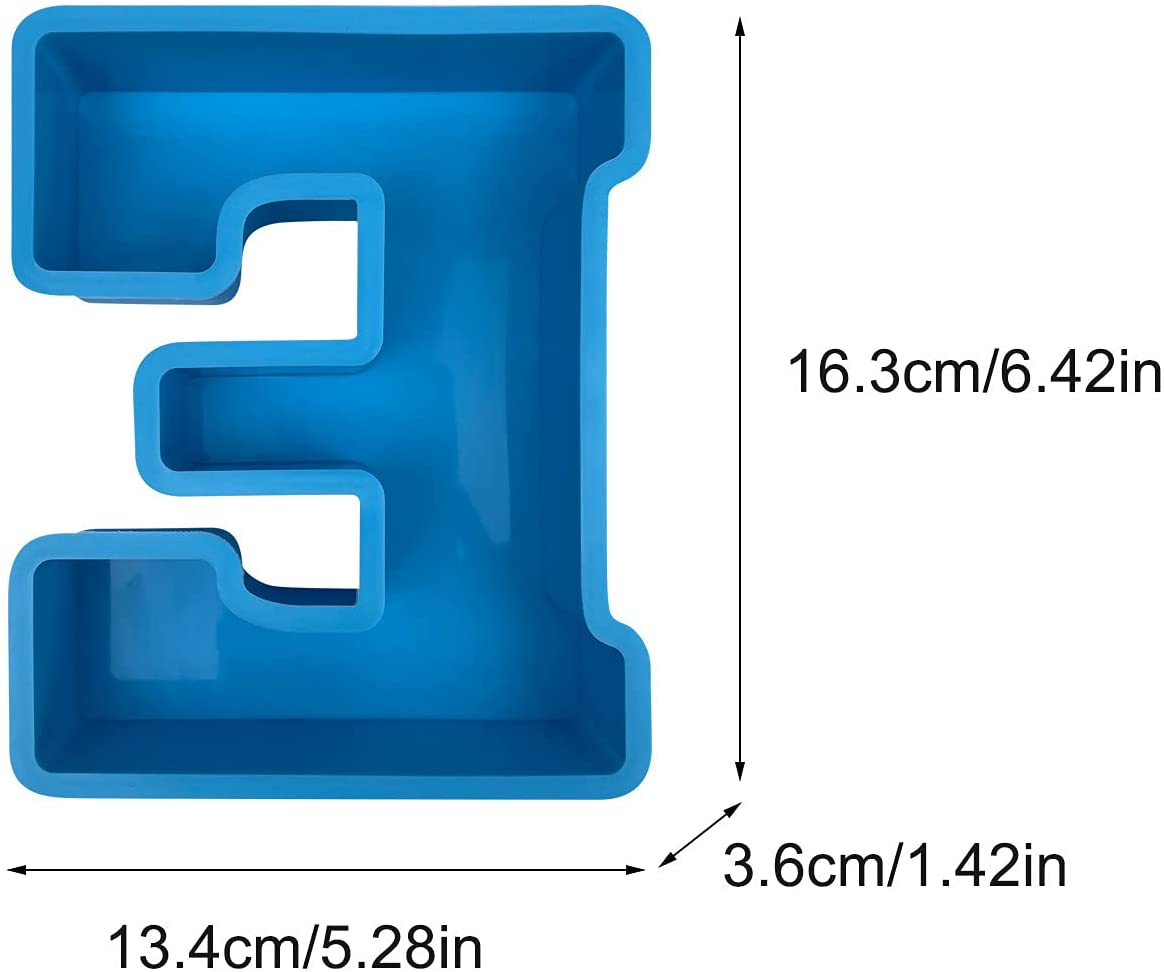 Molde de letra individuales grandes 6.5 pulgadas de alto