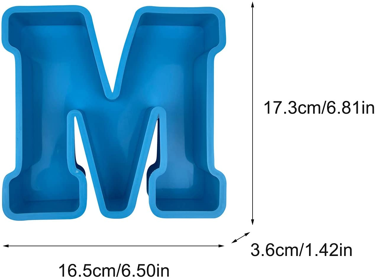 Molde de letra individuales grandes 6.5 pulgadas de alto