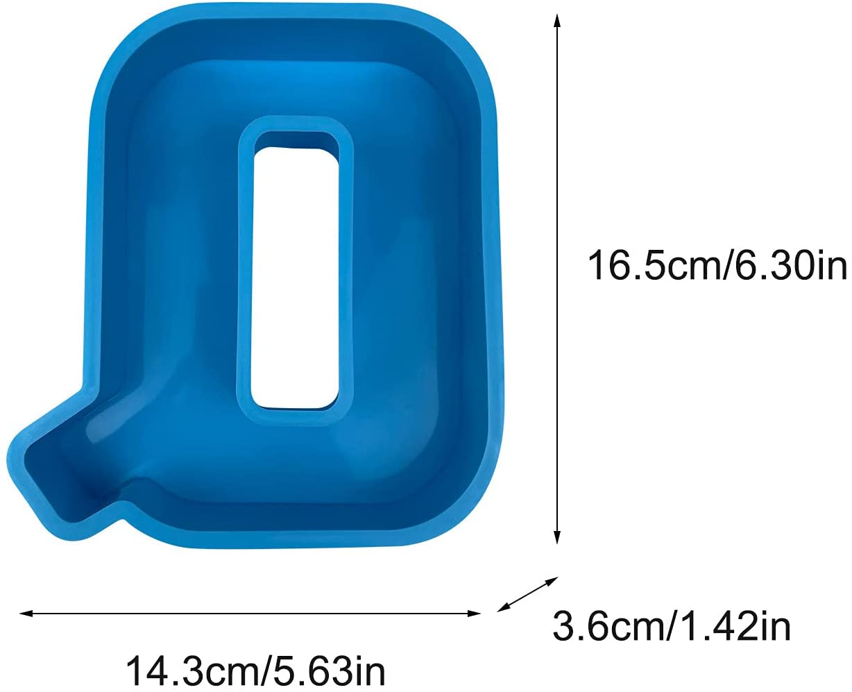 Molde de letra individuales grandes 6.5 pulgadas de alto