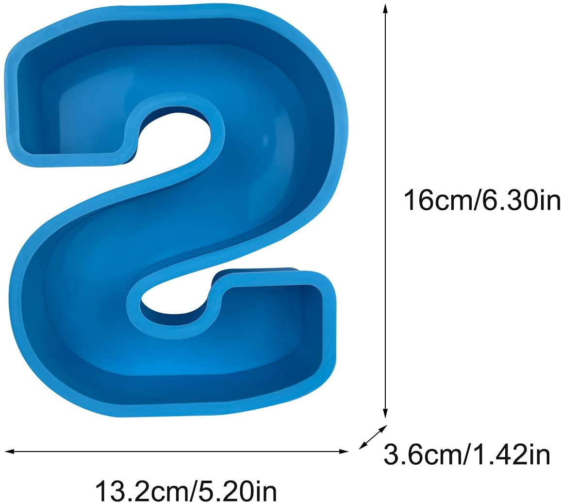 Molde de letra individuales grandes 6.5 pulgadas de alto