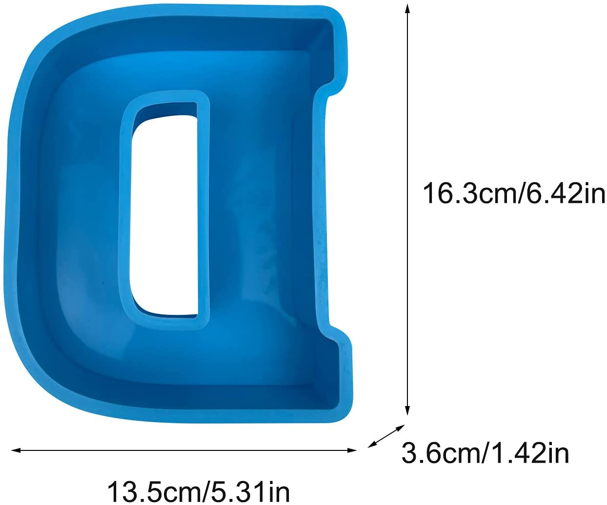 Molde de letra individuales grandes 6.5 pulgadas de alto