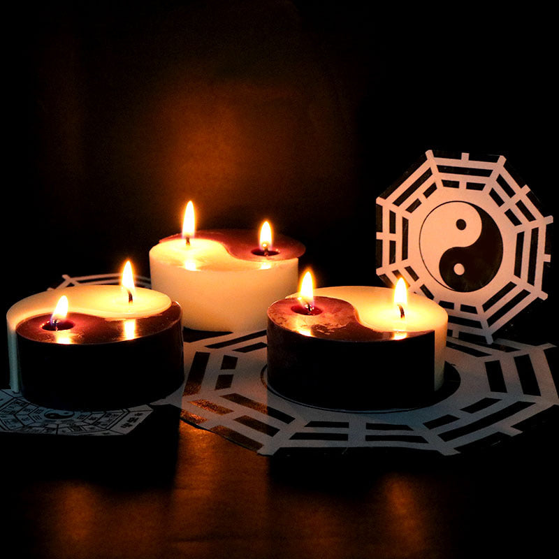 Molde para Velones y resina Yin E Yang, el bien y el mal