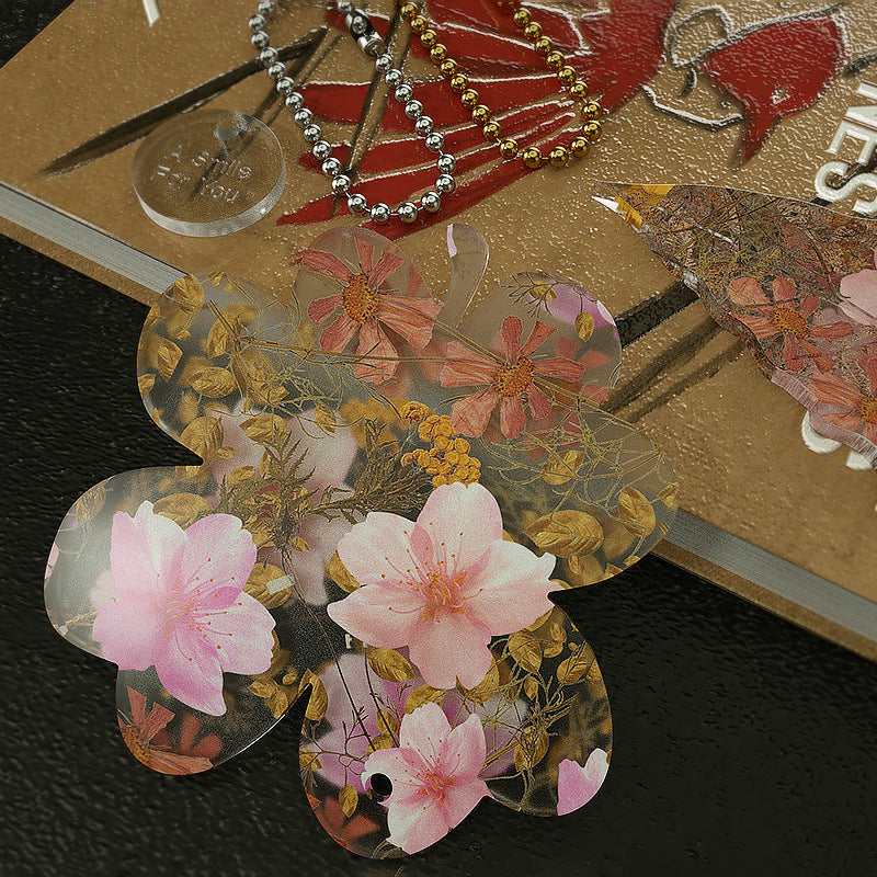 Molde para Pendientes, Aretes y Llaveros con forma de hojas