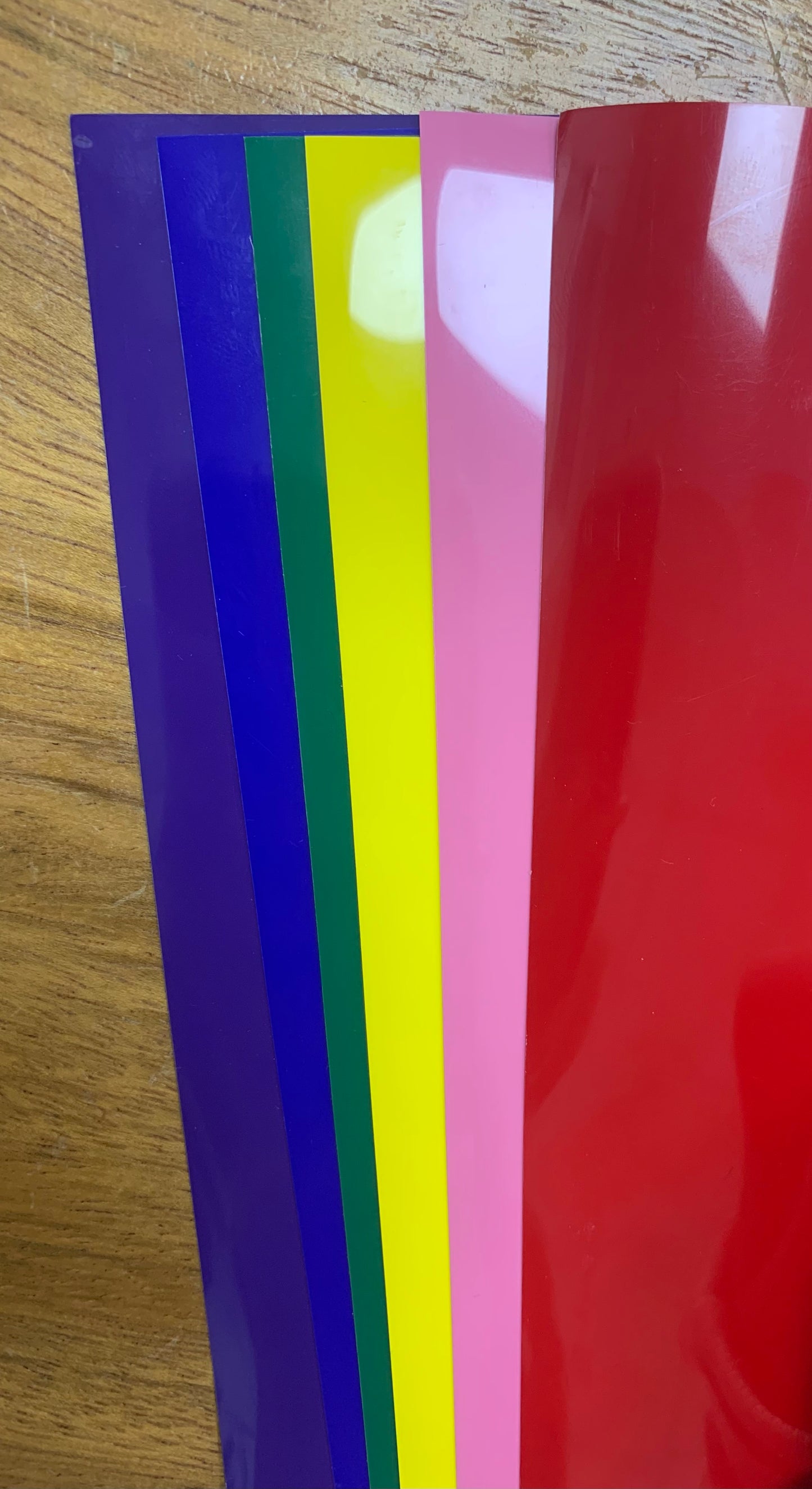 Vinil Textil varios colores para tela / Iron Vinyl Hojas 12x12 pulgadas