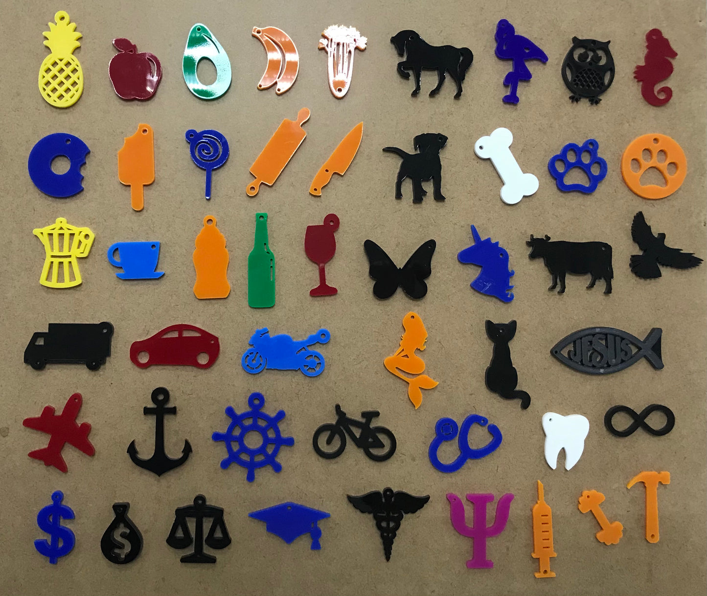 Molde personalizado figuras simples