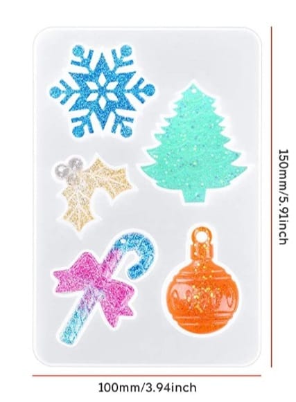 Molde de Navidad para resina