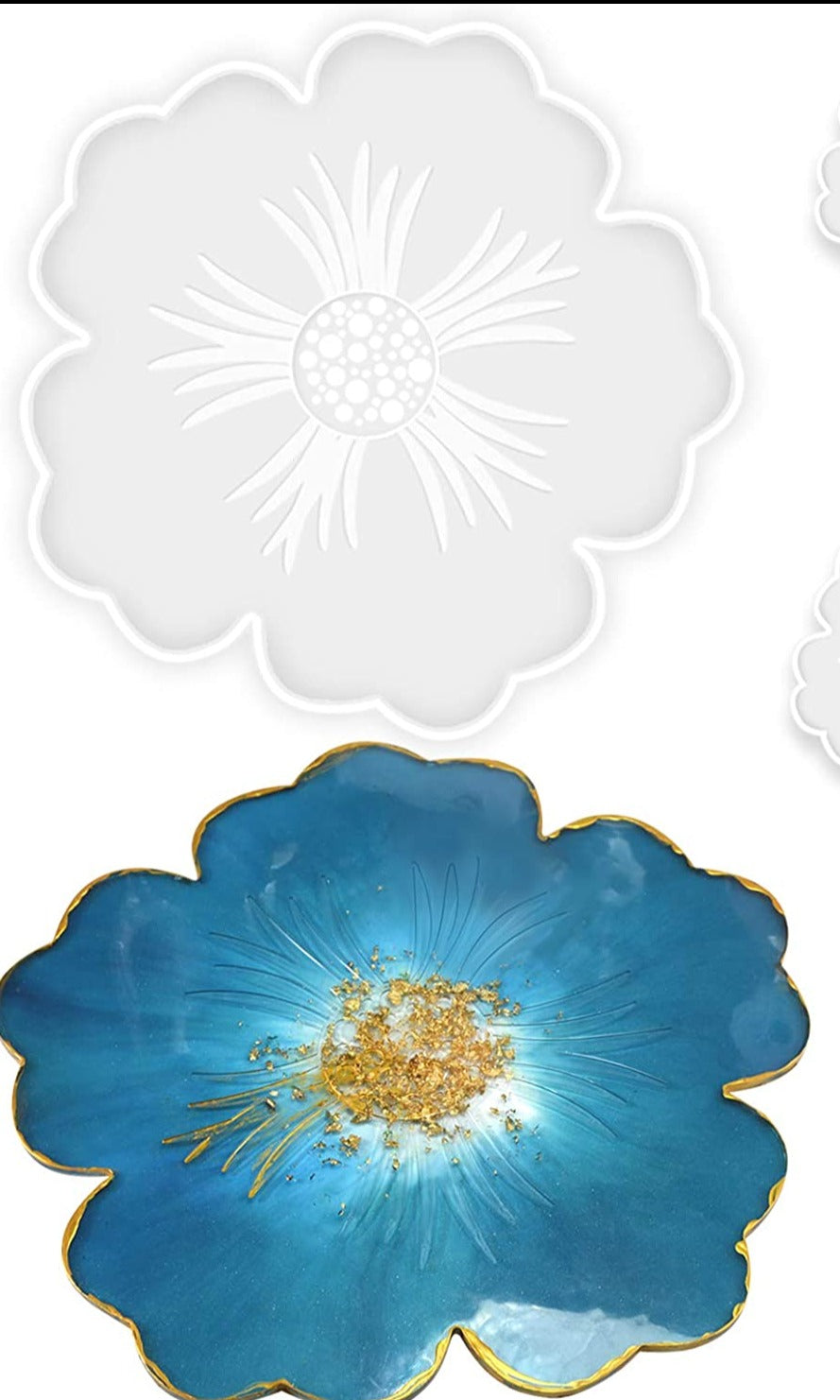 Molde para Bandeja en forma de Flor